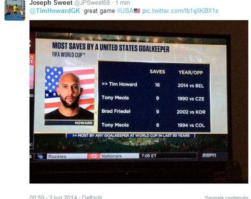 FOTO/ Americanii îl au pe ”Superman” Tim Howard. ^16 parade, RECORD MONDIAL, dar e acasă