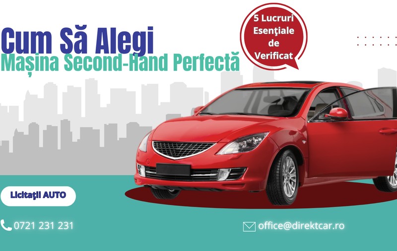 Cum să Alegi Mașina Second-Hand Perfectă – 5 Lucruri Esențiale de Verificat