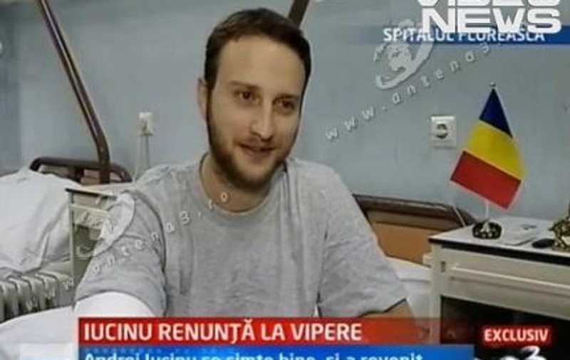 Uite primele imagini cu Andrei Tinu pe patul de spital: ”Mă consider norocos că am scăpat”
