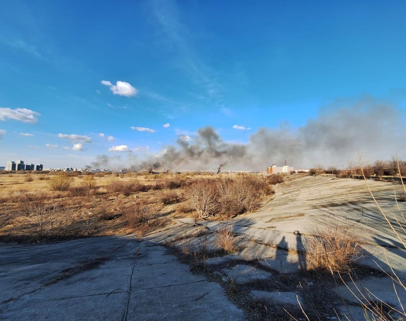 Incendiu de proporții în Delta Văcărești. A fost transmis mesaj RO-Alert