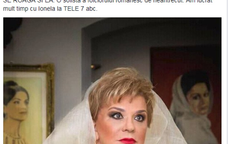 Cea mai bună prietenă a Ionelei Prodan, despre starea de sănătate a artistei. “A fost rău. Când m-a văzut a…”