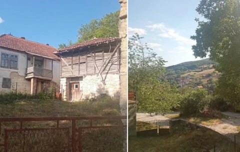 Casă de 15000 de euro cu teren generos, pusă în vânzare, în Serbia. Sursă foto: Blic.