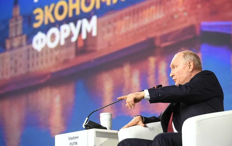 Vladimir Putin, elogii despre economia rusă la Forumul de la Sankt Petersburg: „Șomajul nu a fost niciodată atât de mic”
