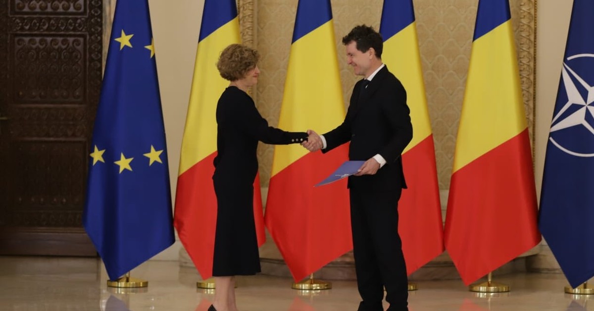 Președintele Nicușor Dan și noul vicepremier, Oana Gheorghiu
