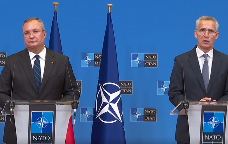 Nicolae Ciucă, după întâlnirea cu Stoltenberg: Am cerut ca NATO să monitorizeze atent situaţia din Marea Neagră