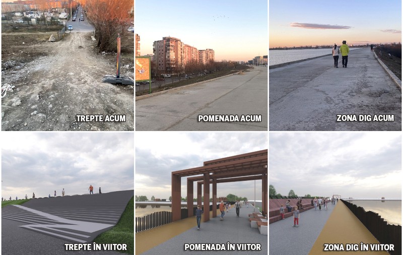 În vizită pe șantierul de pe Lacul Morii. Se muncește cu viteza melcului, dar finalizarea lucrărilor e promisă pentru 1 mai