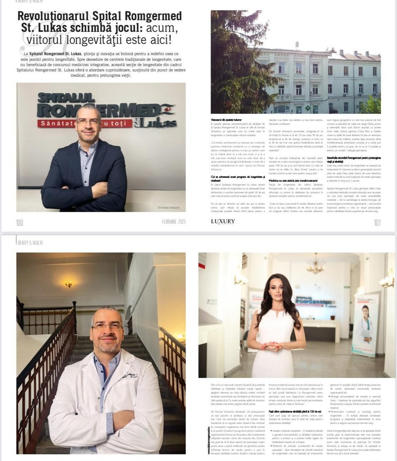 Articol publicitar Romgermed. Sursa foto: clinicaromgermed.ro