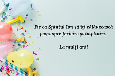 Urări de Sfântul Ioan