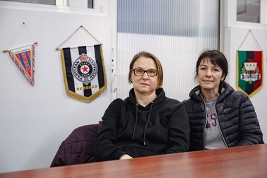 Giulia și Tetiana, două mame din Ucraina refugiate în Galați