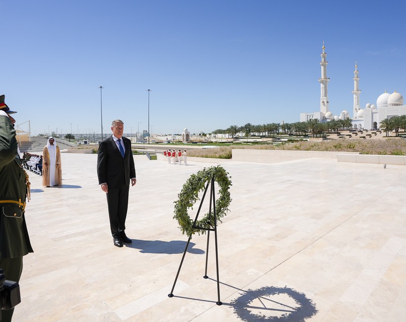 Klaus Iohannis, în Emiratele Arabe. Primele obiective turistice vizitate de președinte