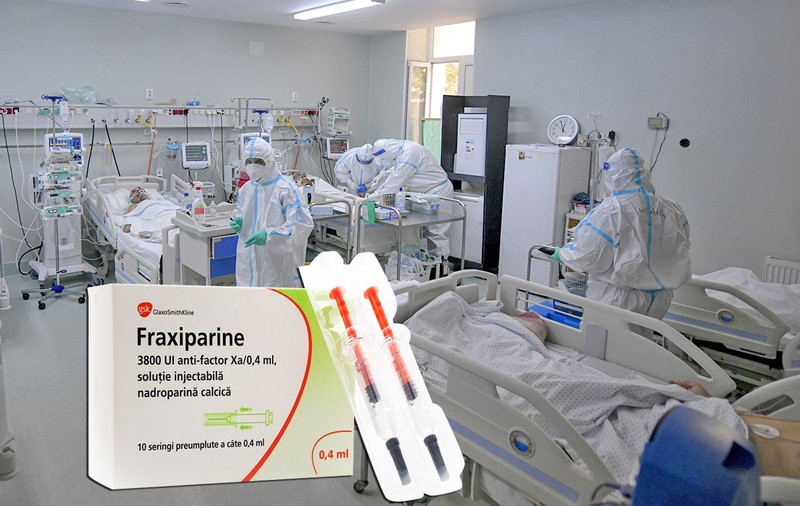 Cel mai utilizat anticoagulant injectabil începe să lipsească din spitale. E folosit pentru aproape toți pacienții cu COVID internați