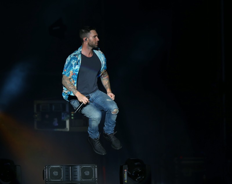 Maroon 5, show plin de energie, în București|FOTO