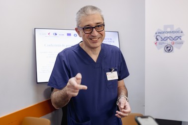 Traian Constantin despre proiectul de chirurgie robotică de la Sp. Burghele