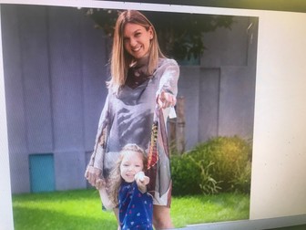 Simona și micuța Tania