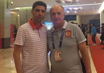 Alături de marele antrenor Felipe Scolari