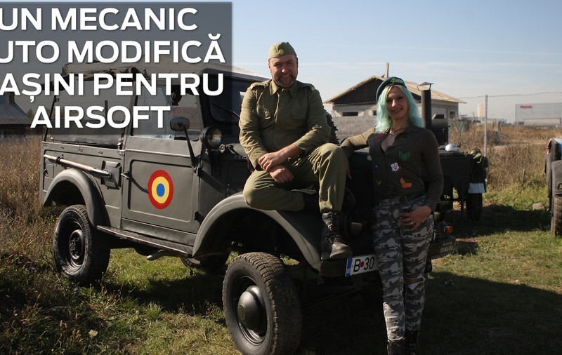 VIDEO | Mecanicul-auto care modifică mașini pentru Airsoft. Incredibil cum le transformă