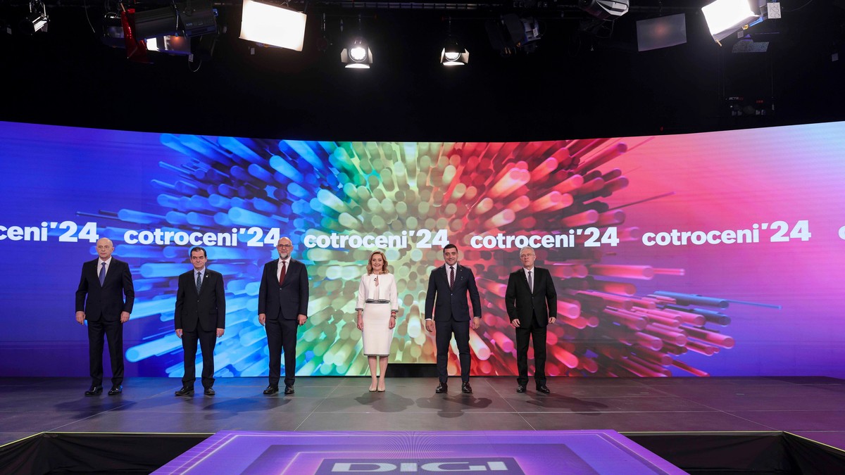 Dezabatere a candidaților la președinție în platoul Digi 24. Nicolae Ciucă și Marcel Ciolacu nu au venit