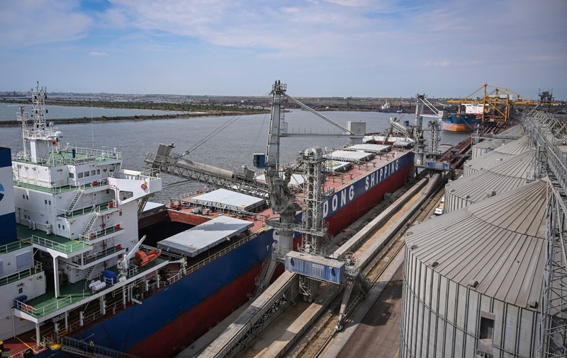 Constanţa se pregăteşte pentru cantităţi şi mai mari de cereale din Ucraina. 7,5 milioane de tone au trecut prin port doar în prima jumătate a anului
