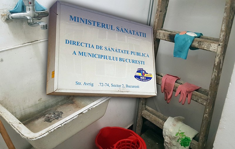 CAMERA ASCUNSĂ | Sub amenințarea coronavirusului, „paznicii igienei” dau un exemplu jalnic. DSP Bucureşti nu are săpun la baie!