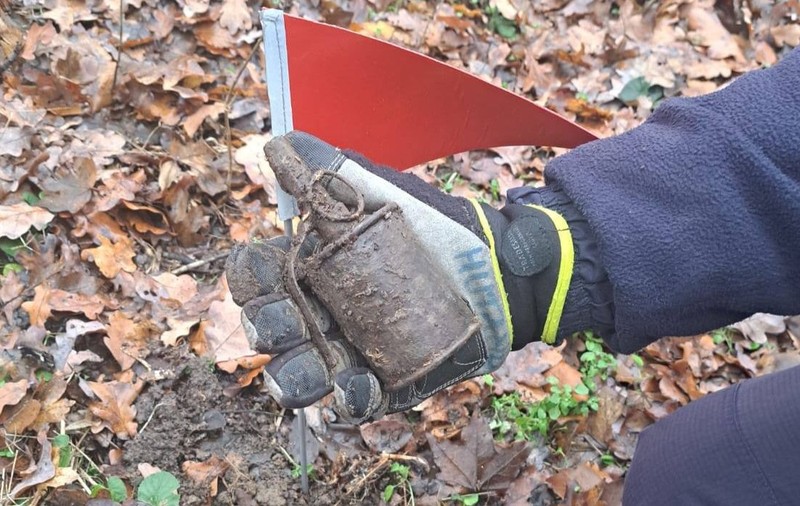 Un pensionar din Botoșani a găsit o grenadă funcțională în timp ce căuta obiecte pierdute în pădure, cu un detector de metale
