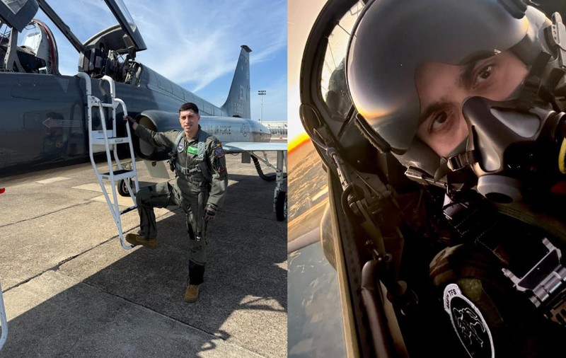 Cel mai tânăr instructor de zbor din NATO e românul Claudiu Fușaru, ofițer al Forțelor Aeriene Române
