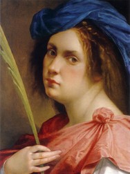 Artemisia Gentileschi, Autoportret Martir. Foto: wikipedia.org