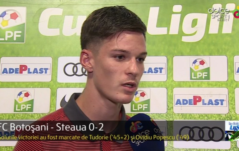 Man, după debutul la Steaua: ”Numărul 7 are greutate, sper să nu dezamăgesc”