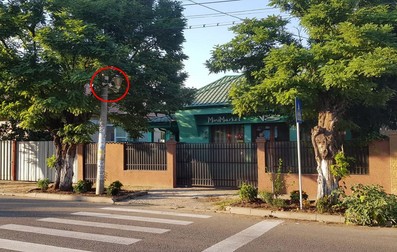 Camerele de supraveghere de pe strada Târgu Vechi nr. 4 au surprins mașina lui Gheorghe Dincă