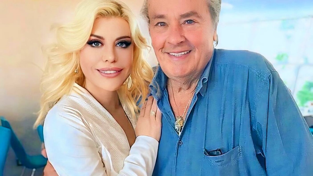 Loredana Groza și Alain Delon