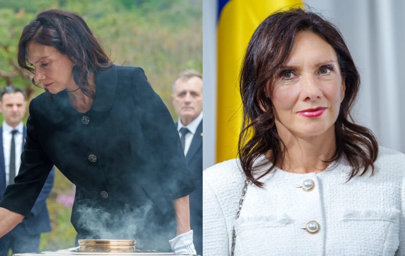 Cum și-a ales Carmen Iohannis ținutele pentru vizita în Coreea de Sud. Designerul a dat-o de gol: „Ea iubește culorile simple”