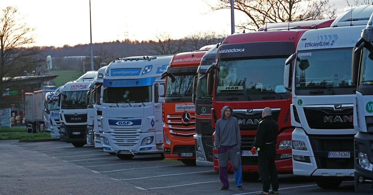 Șofer român de TIR