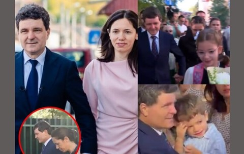 Cum a apărut familia prezidențială în prima zi de școală! Micuța Aheea a furat privirile tuturor, dar nici Prima Doamnă nu s-a lăsat mai prejos! Cu Antim în brațe, toți cei prezenți au observat cum Nicușor Dan face un gest neașteptat