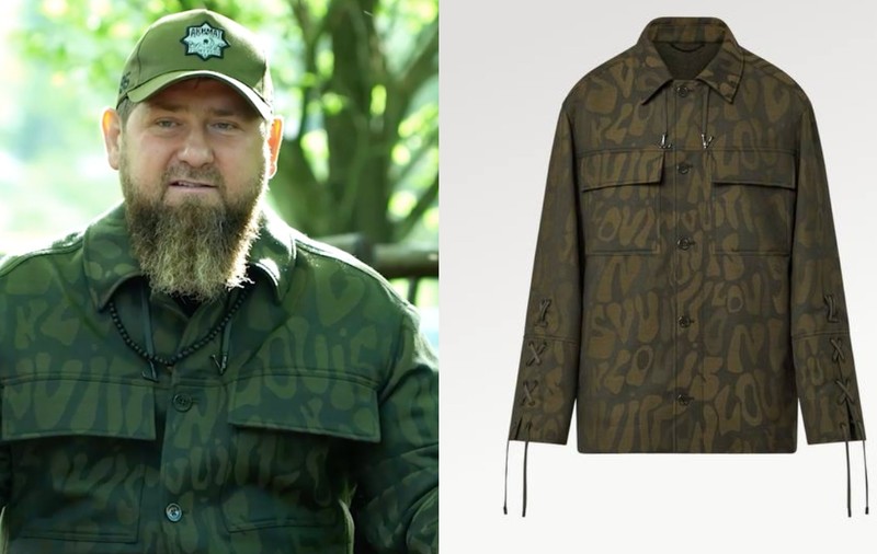 Comandantul cecen Ramzan Kadîrov, apariție într-o jachetă militară Louis Vuitton. Cât costă
