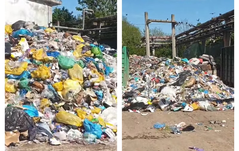 Garda de Mediu a găsit sute de tone de deșeuri aruncate pe platforma Nitramonia Făgăraș. Primar: Au venit în weekend, când nu se lucrează