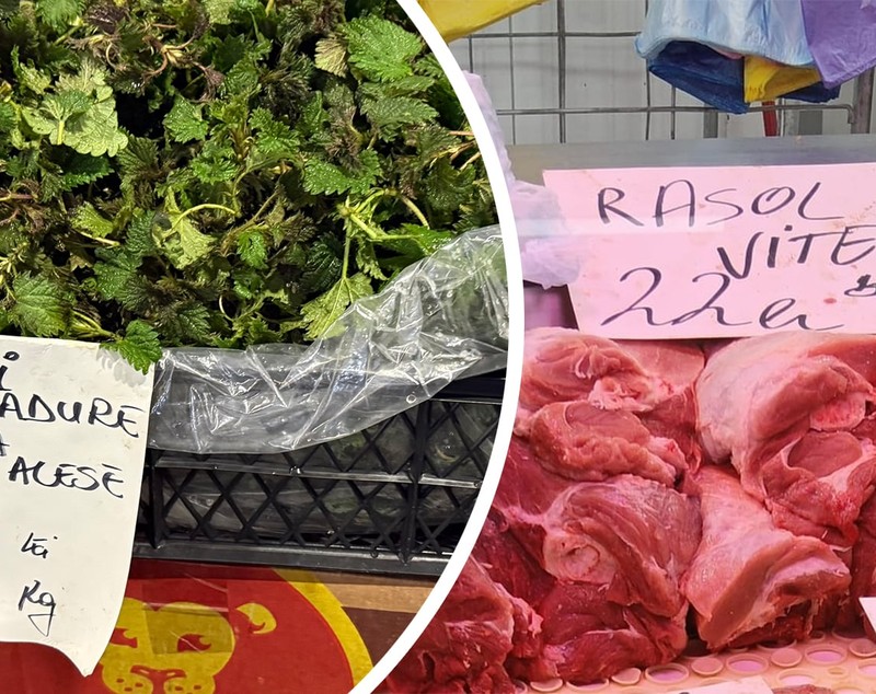 Urzicile au ajuns să bată carnea de vită: prețuri de lux în piețele din București pentru legumele de primăvară