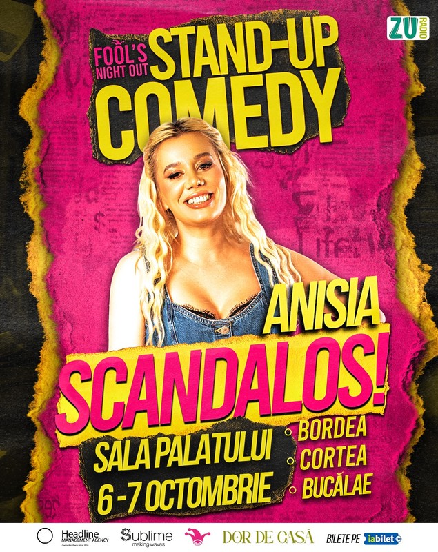 Cine urcă alături de Cătălin Bordea, Nelu Cortea și Radu Bucălae pe scena de la Sala Palatului. Spectacol inedit de stand-up comedy