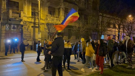 Protest la Timișoara, față de noile restricții anti-COVID