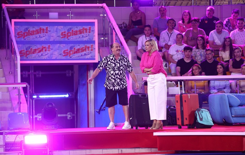 Paula Chirilă şi Romică Ţociu, împreună la „Splash! Vedete la apă”