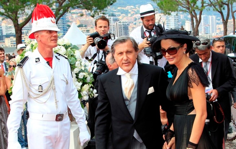 Foto | Ilie Năstase şi Brigitte Sfăt au strălucit la nunta de la Monaco. Ea a fost confundată cu Amalia Năstase
