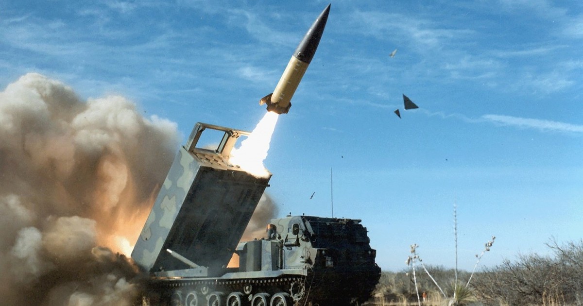 rachetă americană ATACMS utilizată de Ucraina în războiul cu Rusia