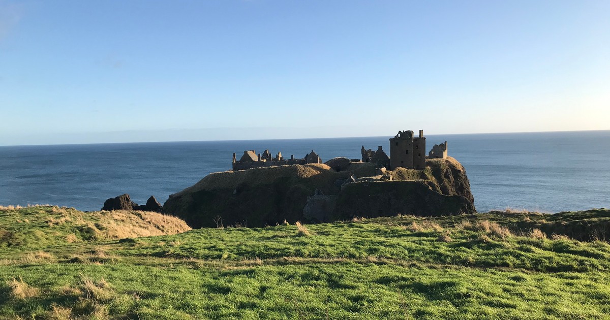 Castelul Donottar, din Stonehaven.