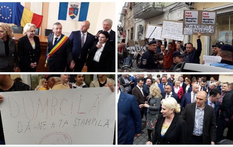 Cum vor fi sancționați elevii din Lipova care au protestat față de Viorica Dăncilă. Explicațiile IȘJ Arad