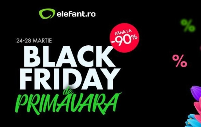 Black Friday de primăvară la elefant.ro – prinde reducerile lunii!