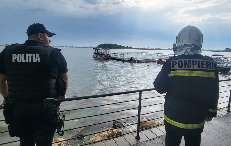 Intervenție pe lacul Siutghiol pentru salvarea unor copii care se antrenau: „Ne așteptam la o furtună, dar nu așa de puternică. Ne-a luat pe toți vântul”