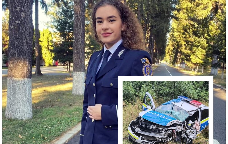 Cine este polițista de 21 de ani care a murit în accidentul de la Brașov. Sindicatul Europol: „Gradul de protecție al autospecialei e minim”