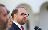 Liderul USR, Dominic Fritz, a declarat joi, după consultările cu președintele României, Nicușor Dan, că partidul său este gata să contribuie la soluționarea crizei politice actuale. Sursă foto Libertatea.ro
