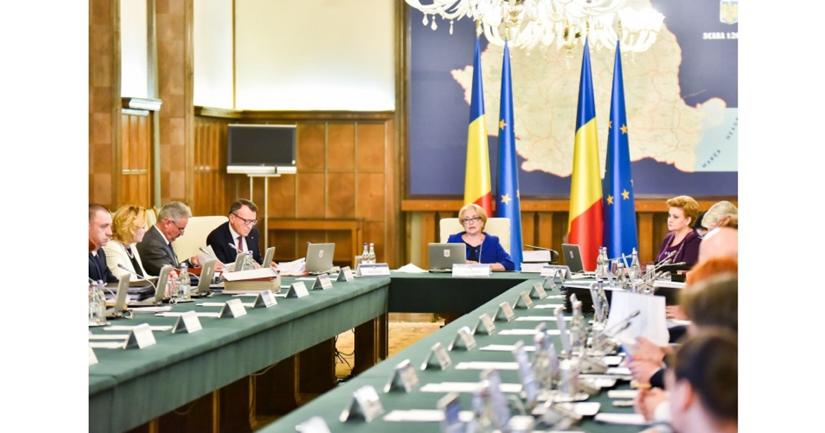 Viorica Dancila, sedinta de guvern