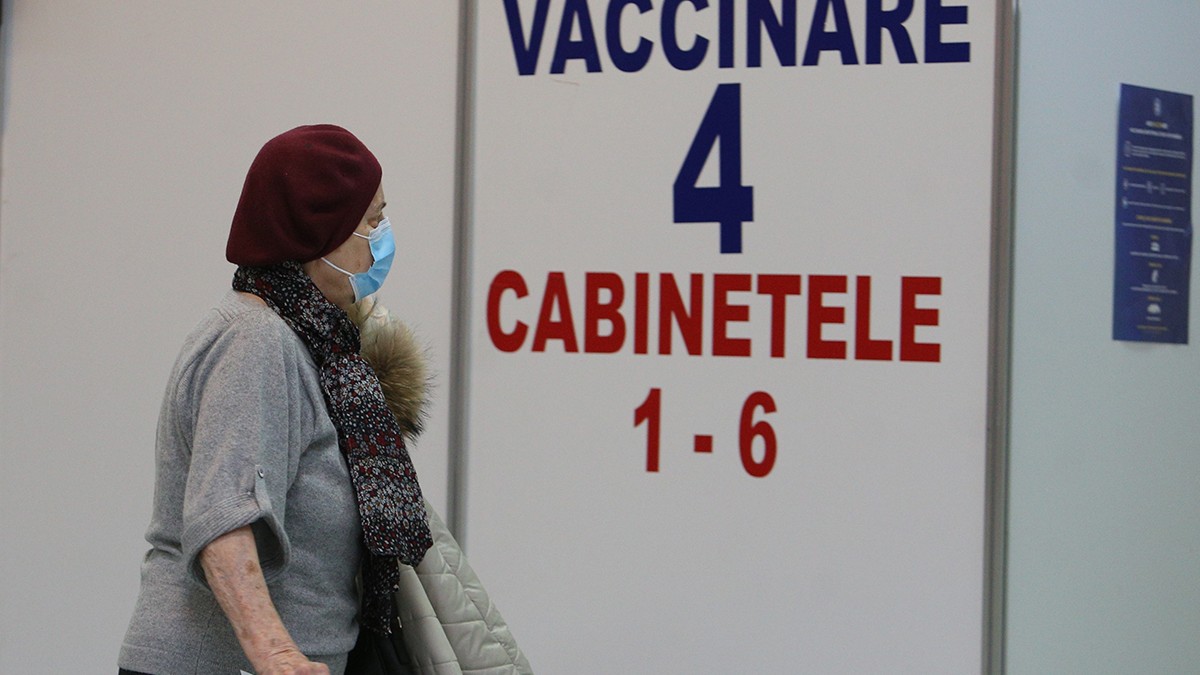 Centru de vaccinare anti-COVID. Foto: Dumitru Angelescu