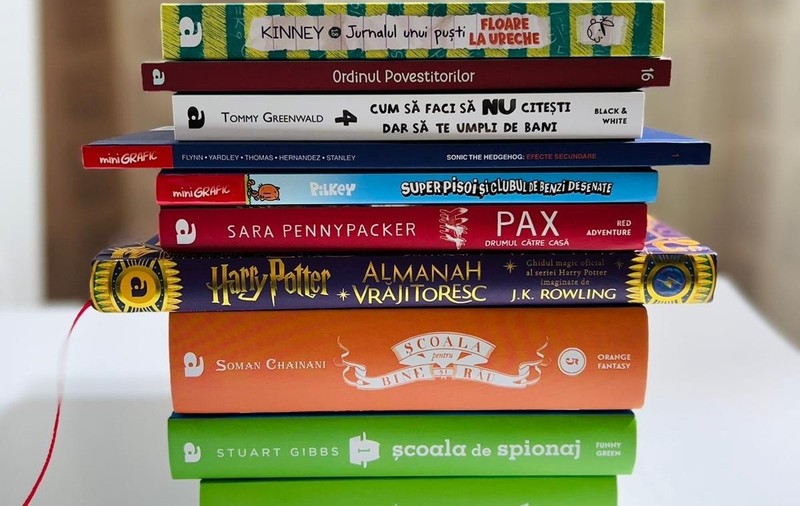 Top 10 cele mai vândute titluri Arthur și Grafic la târgul de carte Gaudeamus