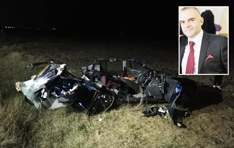 Radu Druică, șeful Resurse Umane la APIA, mort în mașina pe care o conducea și care a fost dezmembrată în impactul cu un TIR, în Constanța